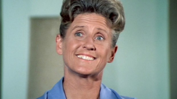 Ann B Davis as Alice on 'The Brady Bunch' in 1973. (Getty)