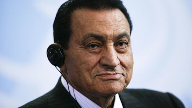 Former Egyptian President Hosni Mubarak in 2010. (AAP)