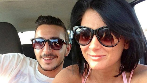 Lauren Patterson with boyfriend James Grima. (Supplied)