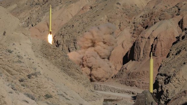A missile test in Iran this week. (AFP)
