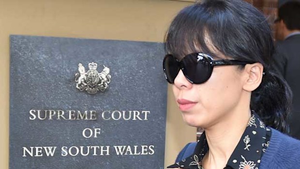 Kathy Lin, wife of accused Robert Xie. (AAP)