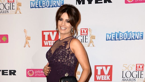 Ada Nicodemou at the 2014 Logie Awards. (AAP)