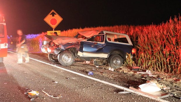 The site of the crash.