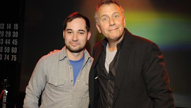 Wittels (left) alongside fellow comedian Paul Reiser in 2012. (Getty)
