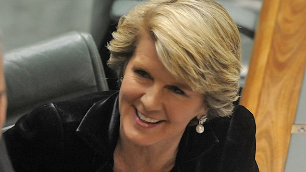 Julie Bishop. (AAP)