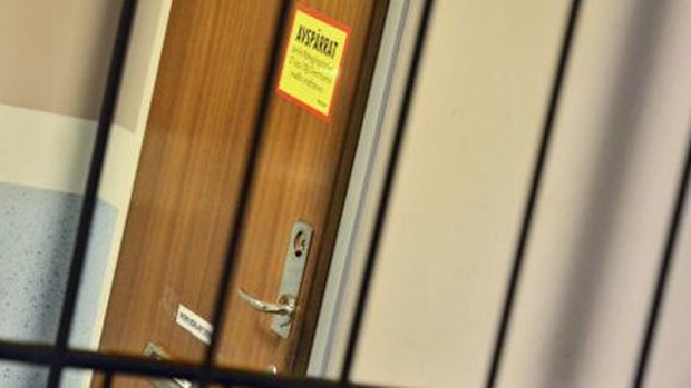 The apartment at the centre of the police investigation. (Twitter)