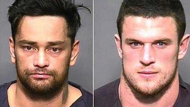 The Coconino County Sheriff's Department mugshots of John Sutton and Luke Burgess. (Supplied)