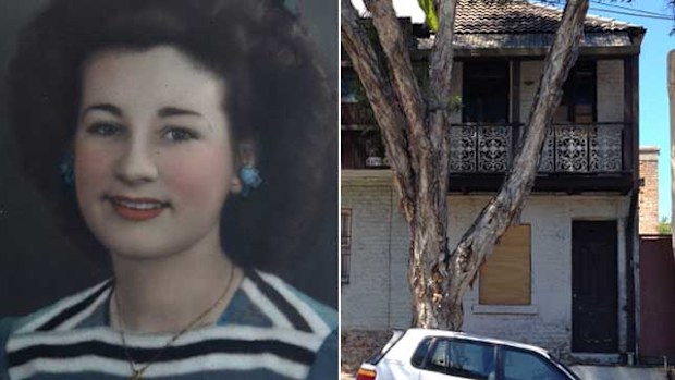 Natalie Wood on her 21st birthday, and the Kippax Street house today.