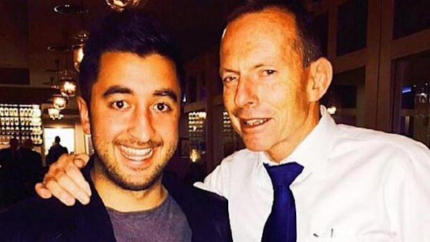 Mr Roses and Mr Abbott. (Jason Roses/ Instagram)