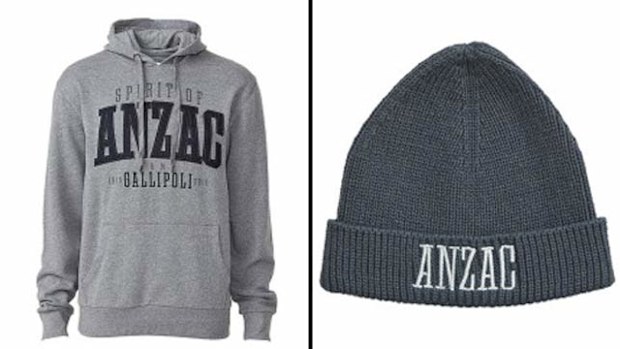 Target has pulled its Camp Gallipoli hoodie and beanie after the government deemed them 'inappropriate'. (Target/Camp Gallipoli)