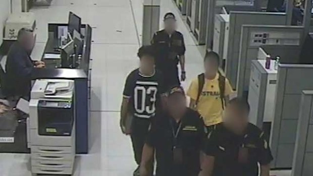 The brothers were intercepted at Sydney Airport on March 6. (Supplied/AFP)
