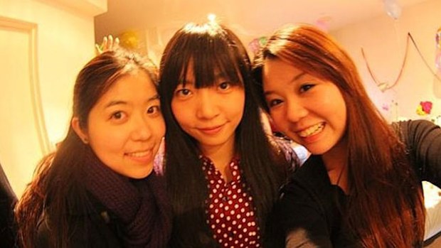 Renea Lau, far left, pictured with friends. (Supplied)