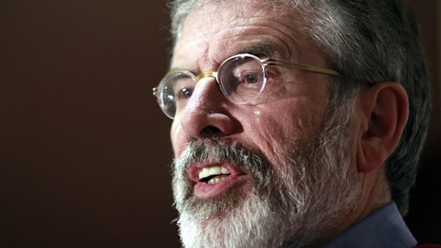 Sinn Fein President Gerry Adams. (AAP)