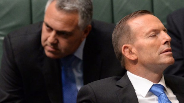 Joe Hockey and Tony Abbott. (AAP)