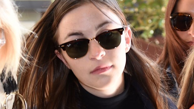 Whistleblower Freya Newman oustide a Sydney court. (AAP)