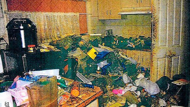A photograph taken by police and tendered to court of the house in Melbourne's north-western suburbs.