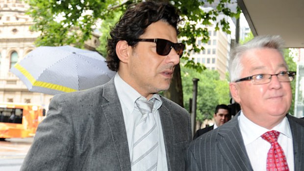 Colosimo pictured outside court. (AAP)