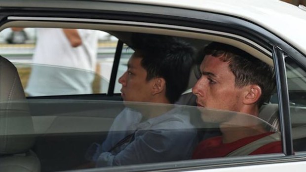 Andreas Von Knorre arriving for sentencing on Thursday. (AFP)