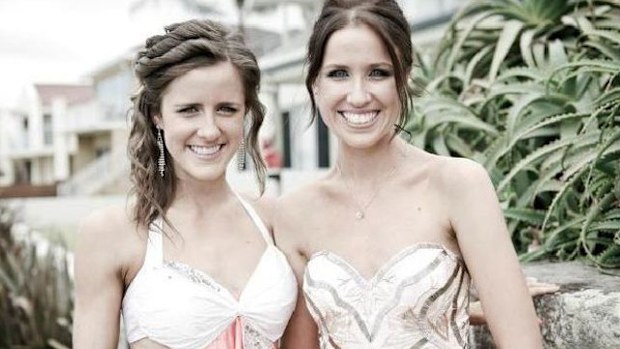 (L-R) Kate Fitzsimons with her sister Nicole