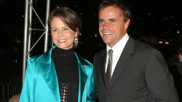 Antonia Kidman and Angus Hawley pictured before their divorce. (AAP)
