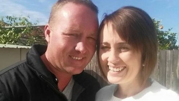 Mr Jobson and wife Brooke.
