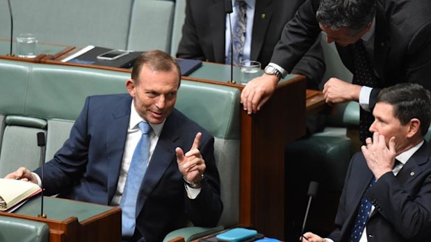 Tony Abbott (left). (AAP)