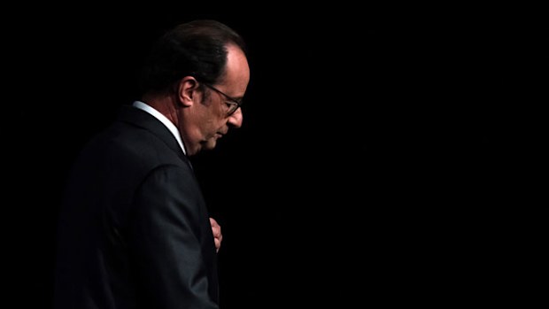 Francois Hollande will be the first French president since WWII not to recontest the election. (AAP)
