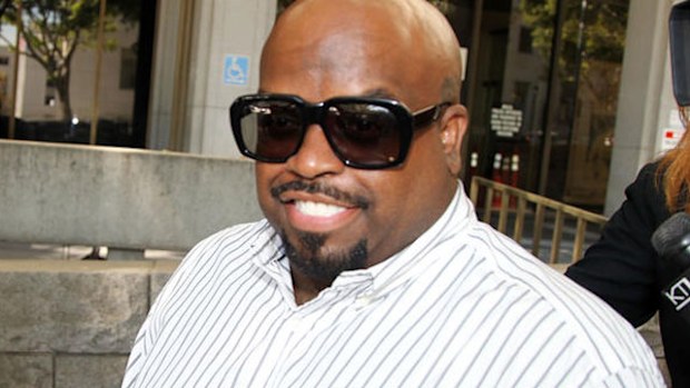 Cee-Lo Green outside court Friday in Los Angeles. (Getty)