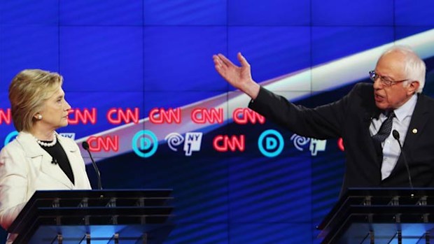 Hillary Clinton and Bernie Sanders.