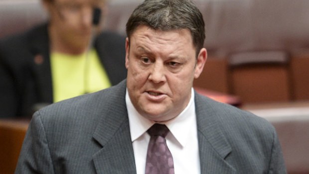 Senator Glenn Lazarus in parliament last month. (AAP)