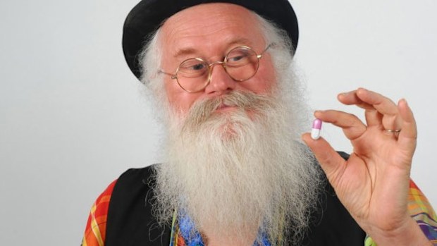 Inventor Christian Poincheval and his ingenious 'fart pill'. (Supplied)