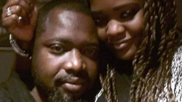 Nyia Parler, right, and boyfriend John Ferguson, left