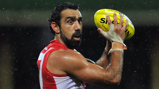 Sydney Swans player Adam Goodes. (AAP)