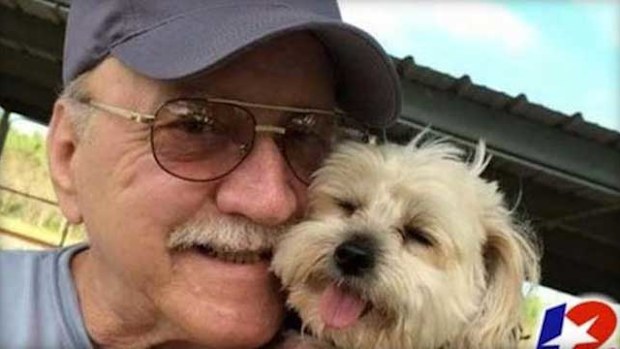 James Rogers and his dog Leia. (Supplied)