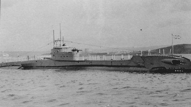 The HMS P 311 in action during World War II.