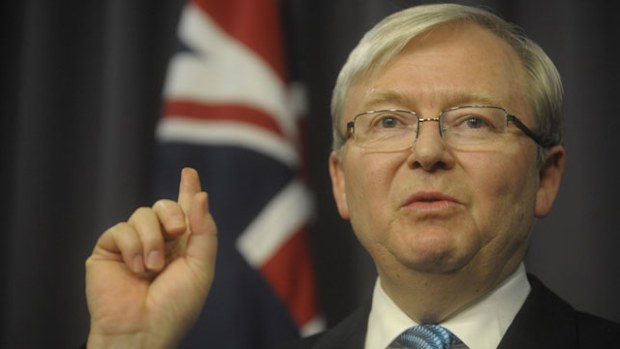 Former Prime Minister Kevin Rudd in 2008. (AAP)