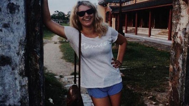 Slippery souvenir: Backpacker Daniela Liverani found the 7.5cm leech several weeks after returning home (Facebook). 