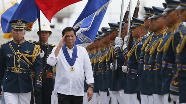 Philippine president Rodrigo Duterte. (AAP)