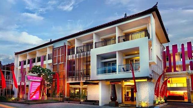 Fave Hotel in Seminyak, Bali where a Melbourne man was found dead. (Supplied)