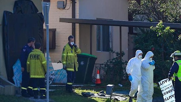 Rescue crews were called to the home after the man complained of "chest pains". (Supplied)