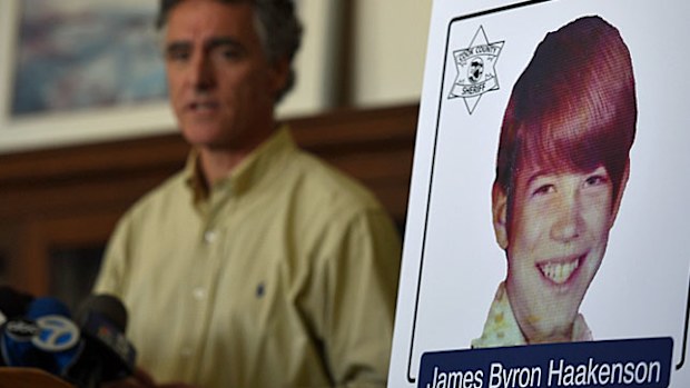Cook County Sheriff Tom Dart speaks at a news conference in Chicago, yesterday where he revealed the identity of James Byron Haakenson, of Minnesota, as one of the victims of serial killer John Wayne Gacy .(Photo: AP).