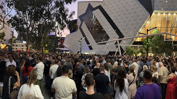 Concertgoers queued for hours after the Bryan Adams show was cancelled due to a 'fatberg' blockage.