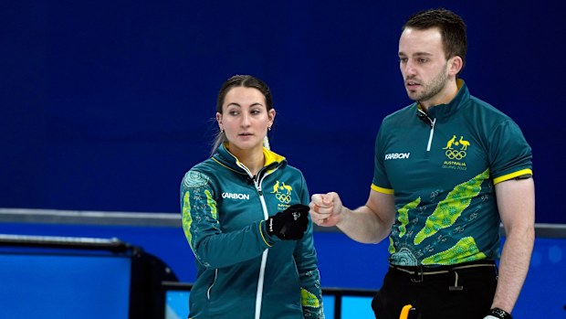 Aussies Tahli Gill and Dean Hewitt.