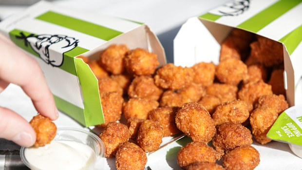KFC trialling new first plant-based menu item in Australia called Wicked Popcorn