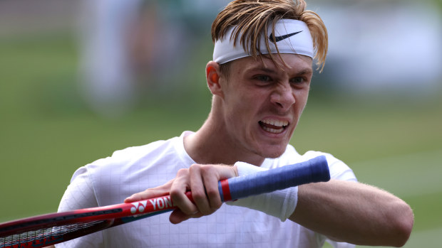 Denis Shapovalov pushed Novak Djokovic in their Wimbledon semi-final.