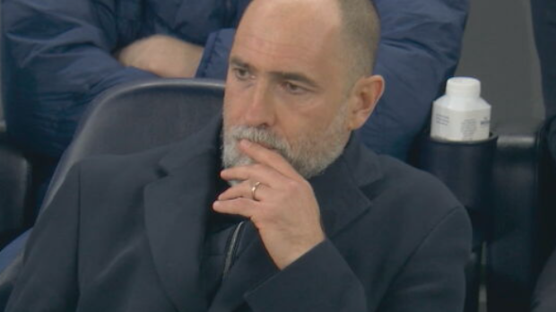 Igor Tudor tras la tarjeta roja.