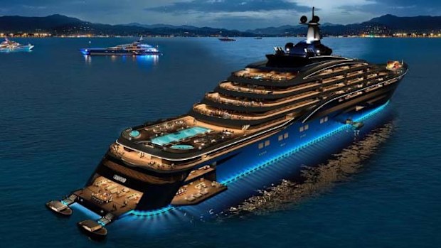 Somnio is subbed a 'yacht liner' and is still being built.