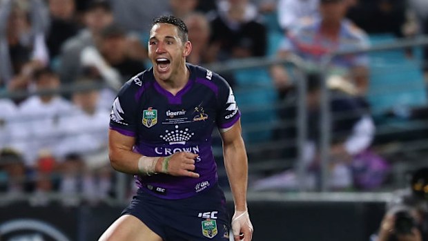 Billy Slater of the Melbourne Storm.