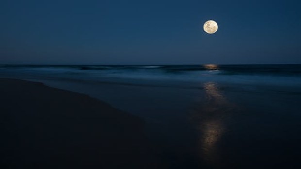 In the olden days, the Moon would have been closer to Earth than it is now.