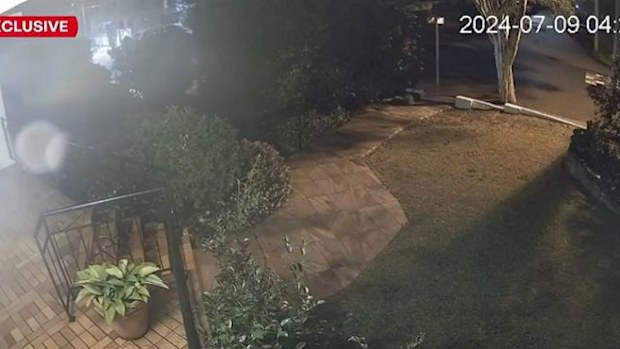 Catherine Taylor woke up at 4.30am on Tuesday and saw three teenagers downstairs in her home - two of them were armed with knives